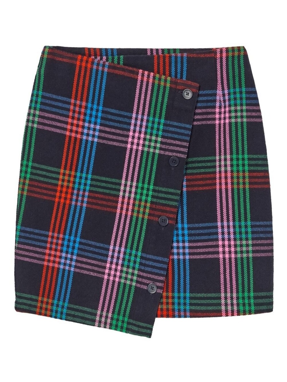 PLAID BLANKET MILA SKIRT | SIZE 42